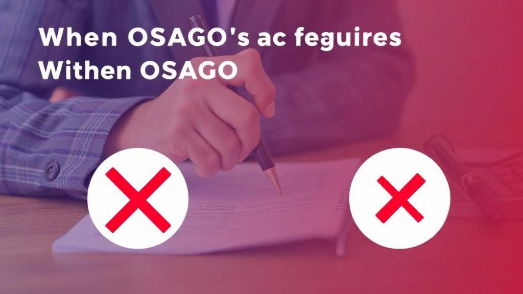 Когда не нужно оформлять ОСАГО: исключения и особенности. Как правильно подтвердить отсутствие обязанности оформлять ОСАГО